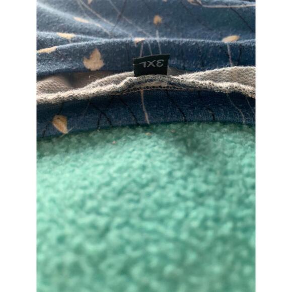 Womens No brand/Unsure 3xl Long Sleeve Light Blue/ Dark blue Ombré Sweater - Picture 4 of 5